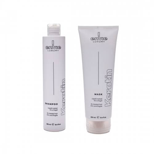 Мини-набор для восстановления повреждённых волос Envie Sublime Keratin (шампунь + маска)