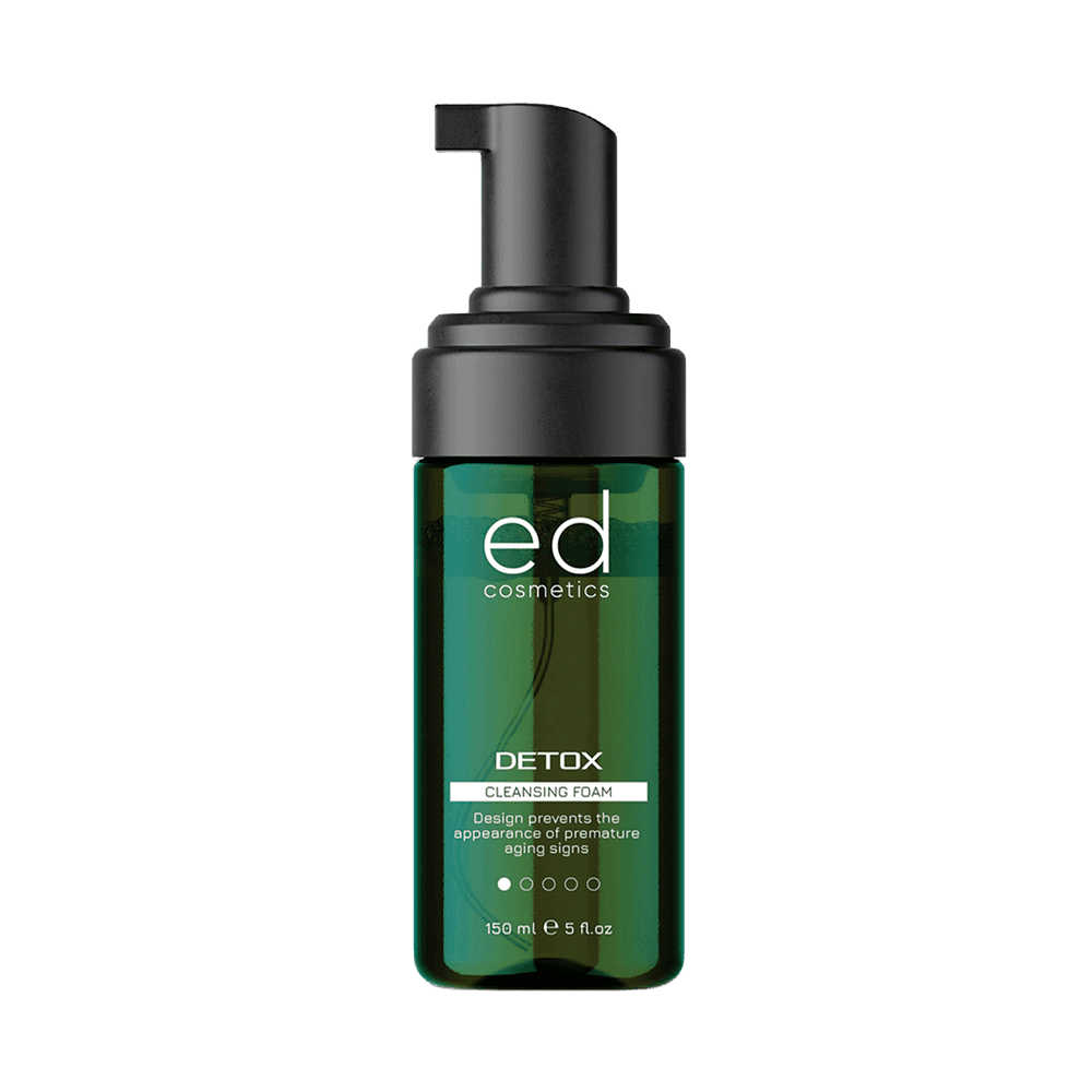 Детокс-пінка для вмивання ED Cosmetics DETOX CLEANSING FOAM, 500 мл