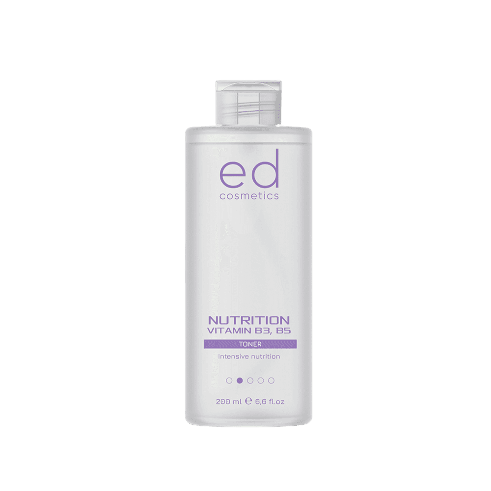 Тонік для обличчя з вітамінами B3 і B5 ED Cosmetics Nutrition Toner, 500 мл