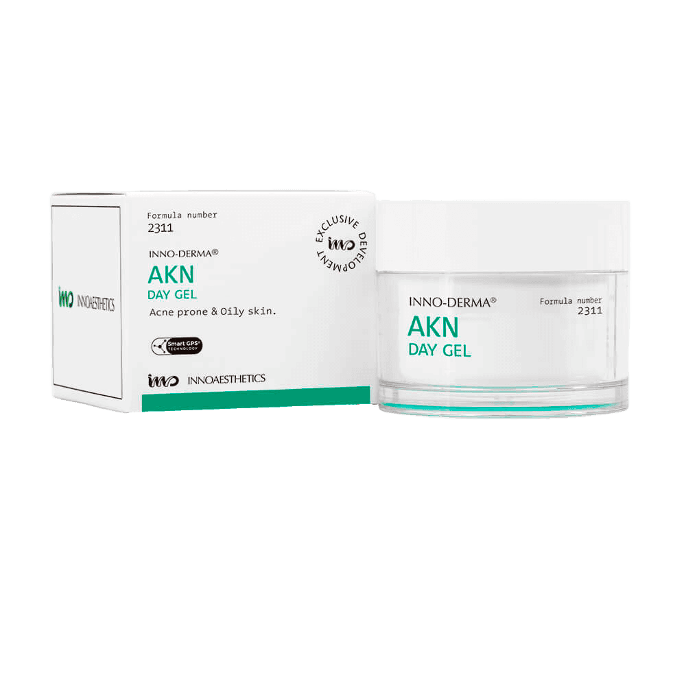 Денний крем-гель проти акне AKN DAY GEL Innoaesthetics