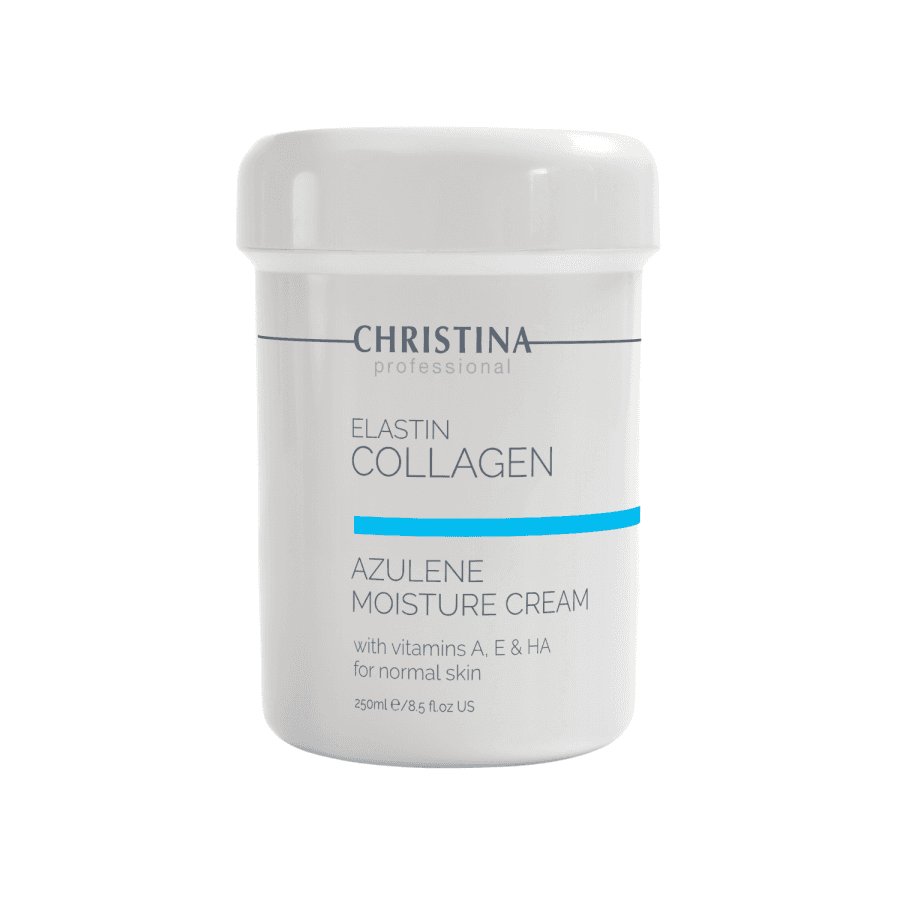 Азуленовий зволожувальний крем для нормальної шкіри Christina Elastin Collagen Azulene Moisture Cream