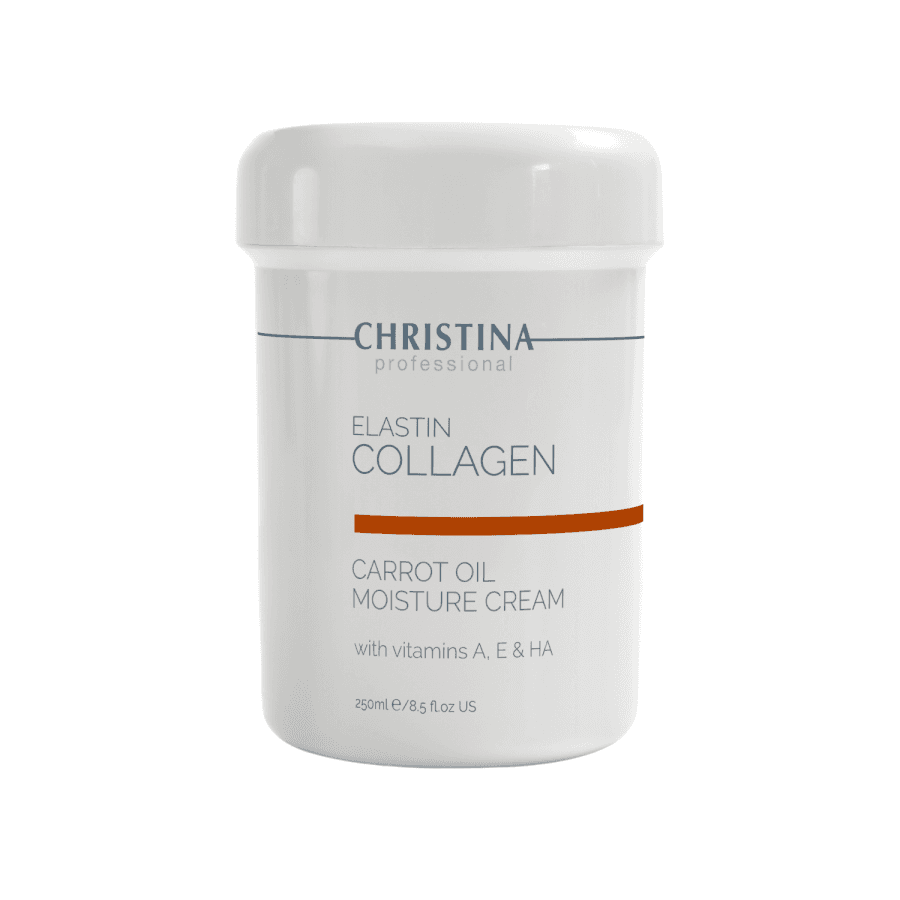 Зволожувальний морквяний крем для сухої шкіри Christina Elastin Collagen Carrot Cream