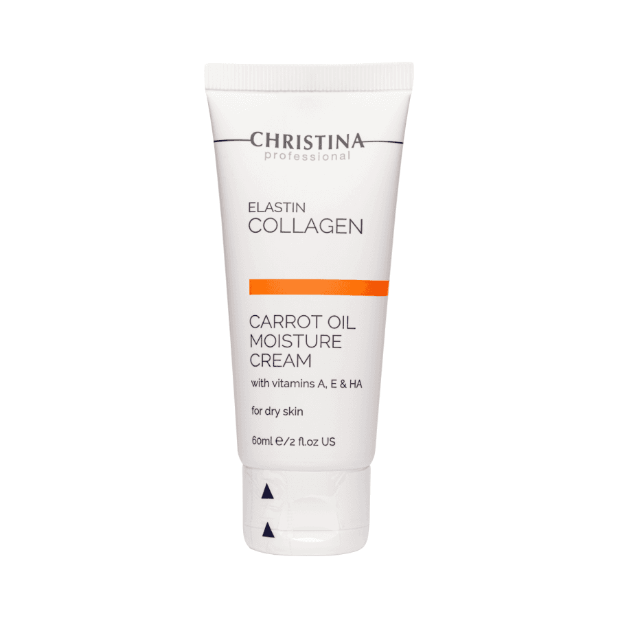 Зволожувальний морквяний крем для сухої шкіри Christina Elastin Collagen Carrot Cream
