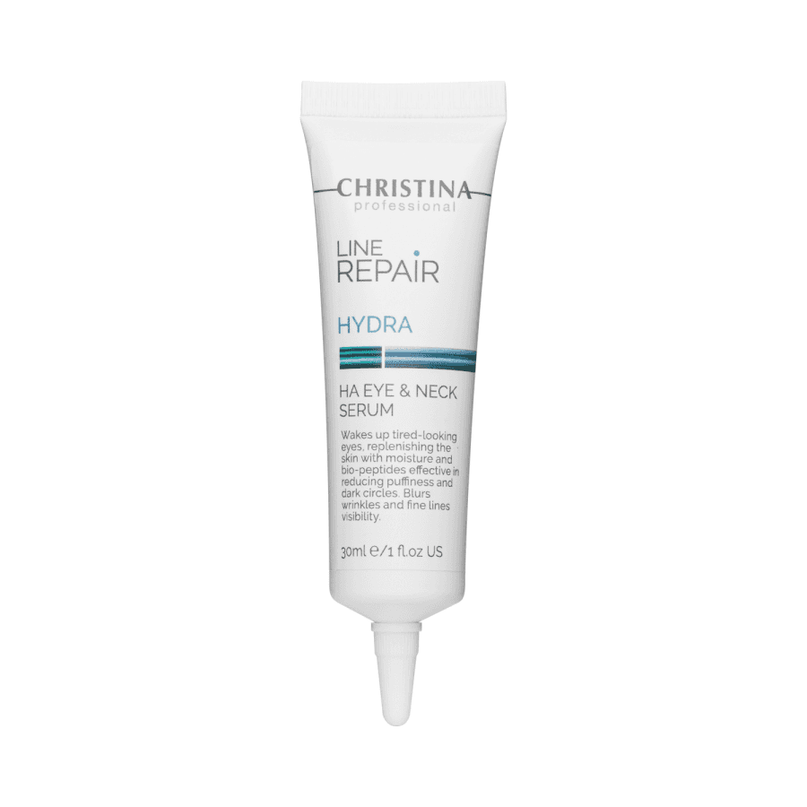 Сироватка з гіалуроновою кислотою для шкіри навколо очей і шиї Christina LINE REPAIR HYDRA HA Eye & Neck Serum