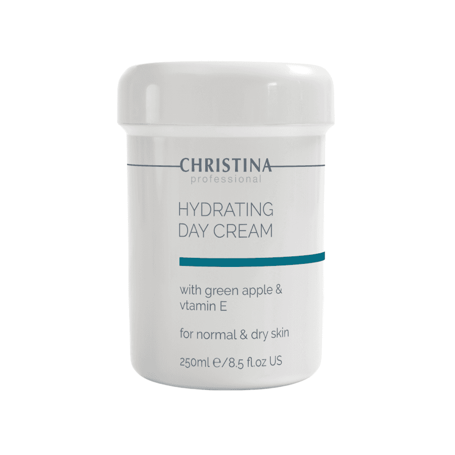 Зволожувальний крем із зеленим яблуком і вітаміном Е Christina Hydrating Day Cream Green Apple + Vit.E