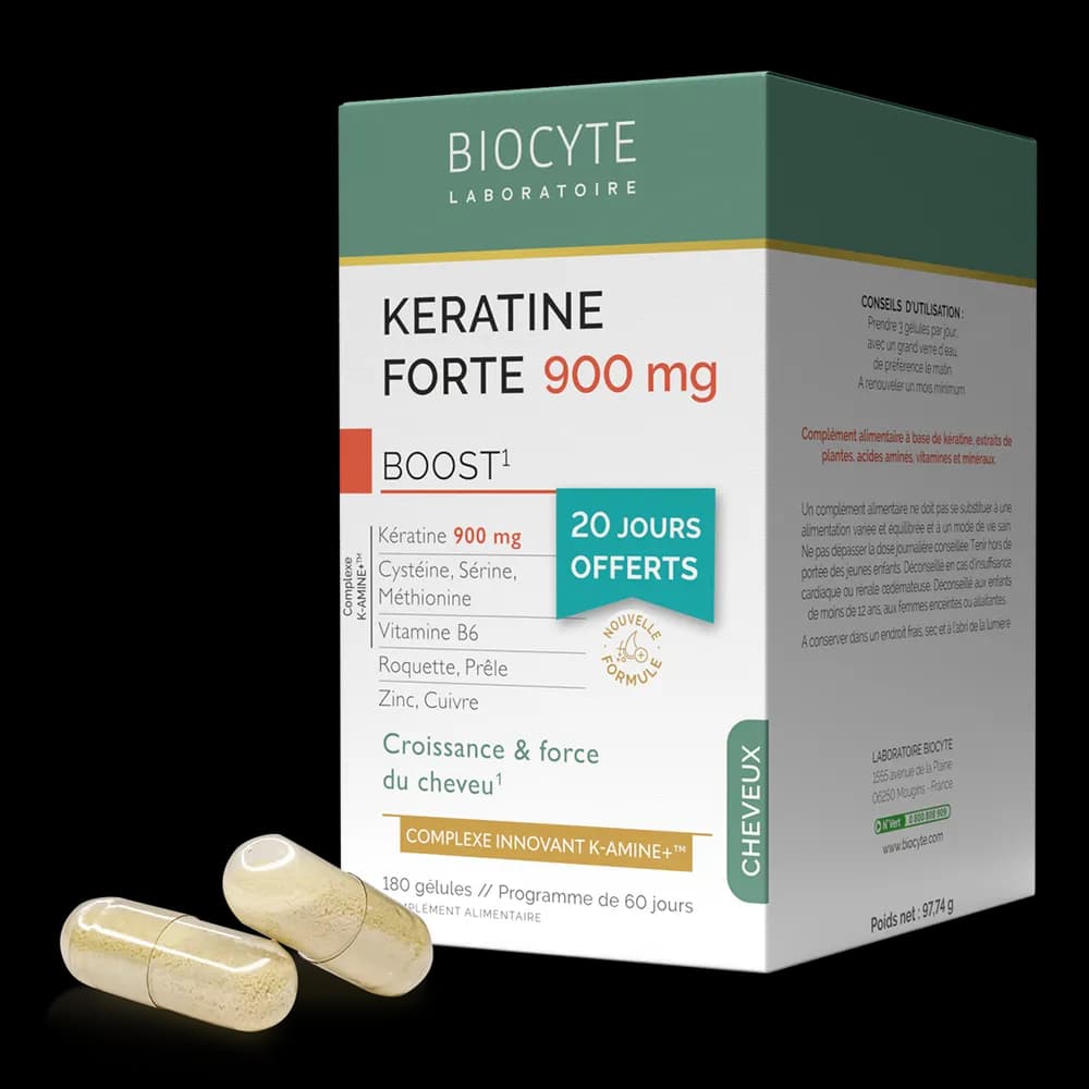 KERATINE FORTE 900MG BOOST PACK K-Amine, 180 капсул