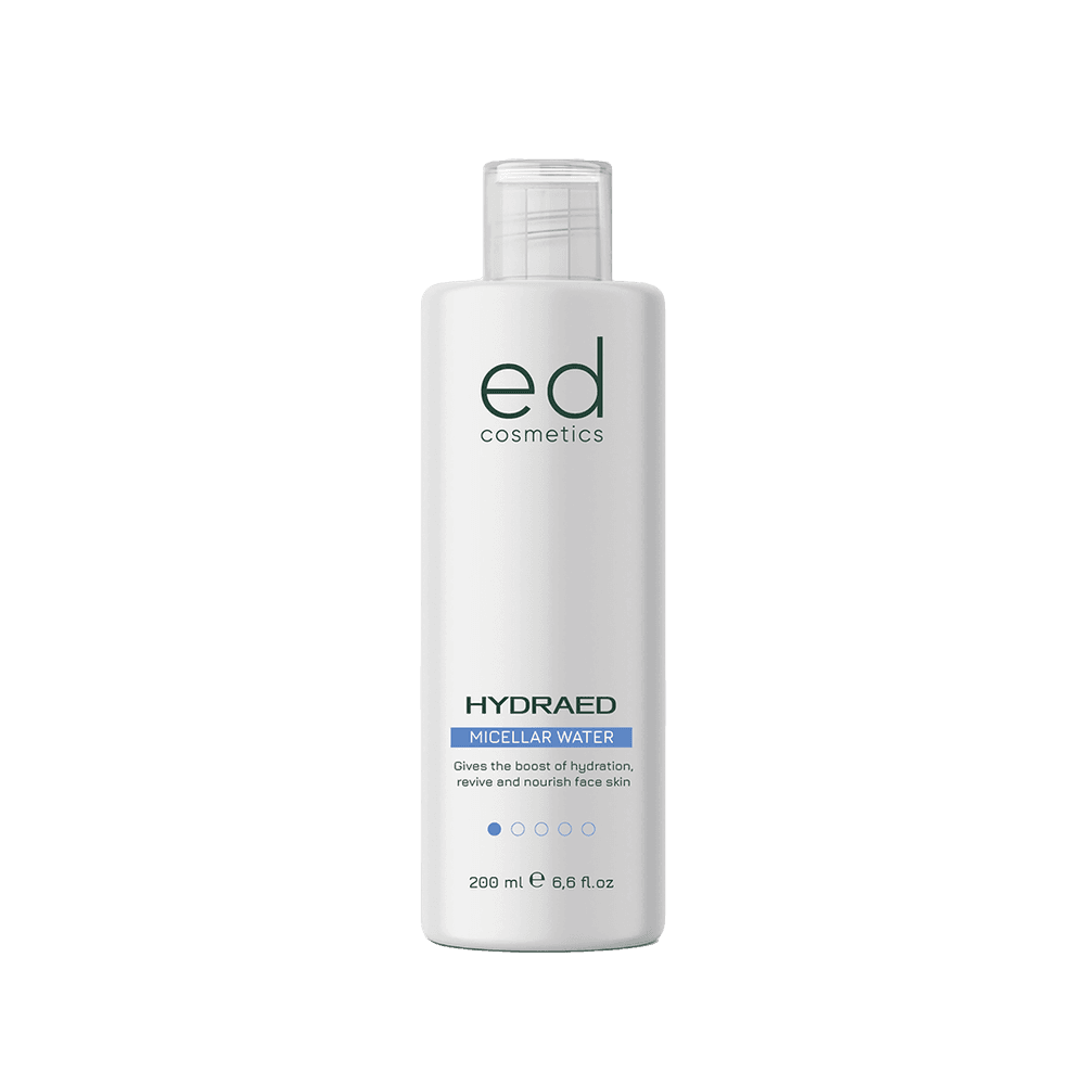 Міцелярна вода для очищення обличчя ED Cosmetics HYDRAED Micellar Water, 500 мл