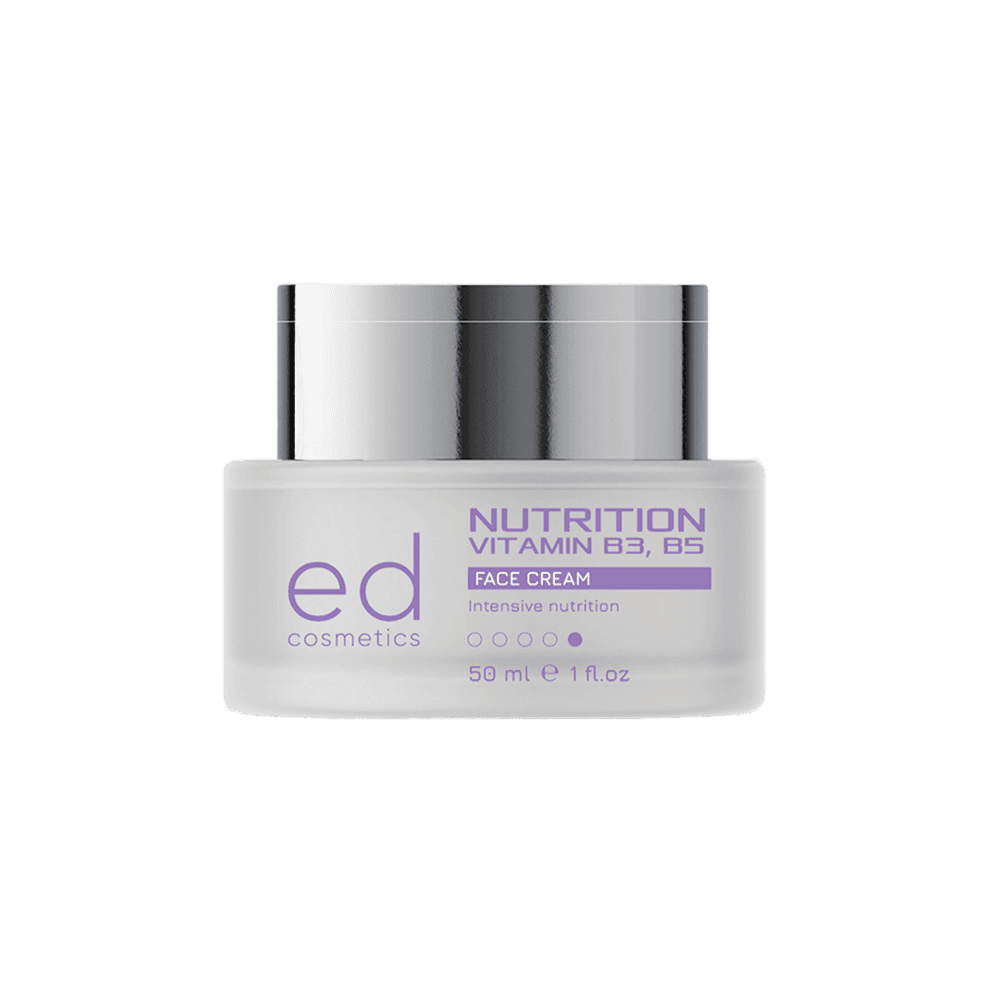 Живильний крем для обличчя з вітамінами B3 та B5 ED Cosmetics Nutrition Face Cream, 250 мл